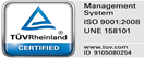 TUV ISO9001:2008